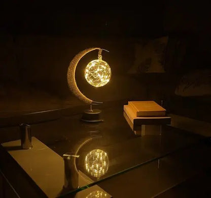 Lampe de table Lune pour salon - Veilleuse élégante et décoration intérieure