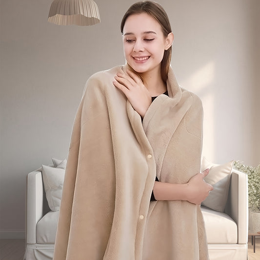 Elektrische Deken Sjaal - Draagbare Verhitte Deken voor Thuis &amp; Reizen