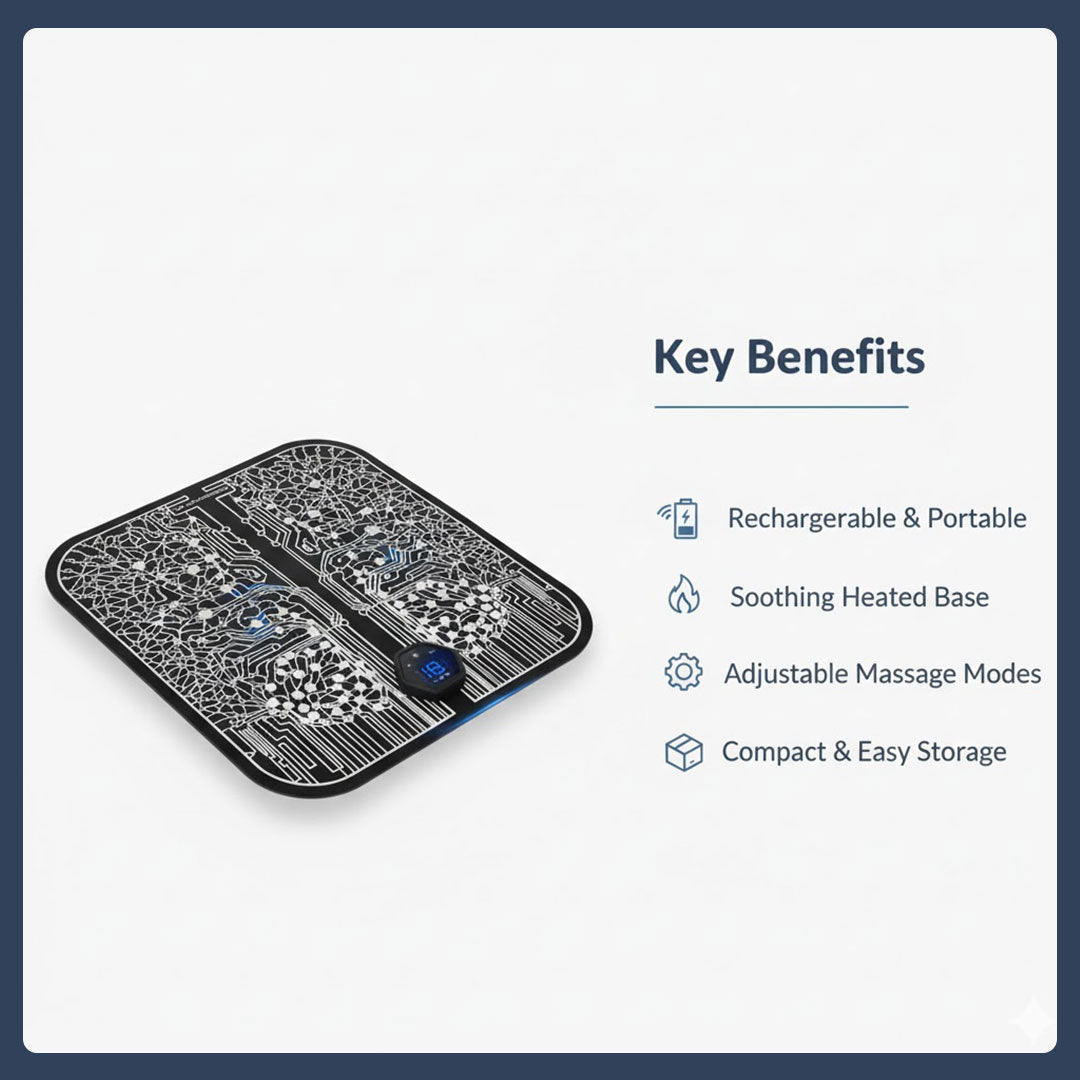 Appareil de massage - Wiederaufladbares Design - Heizfunktion