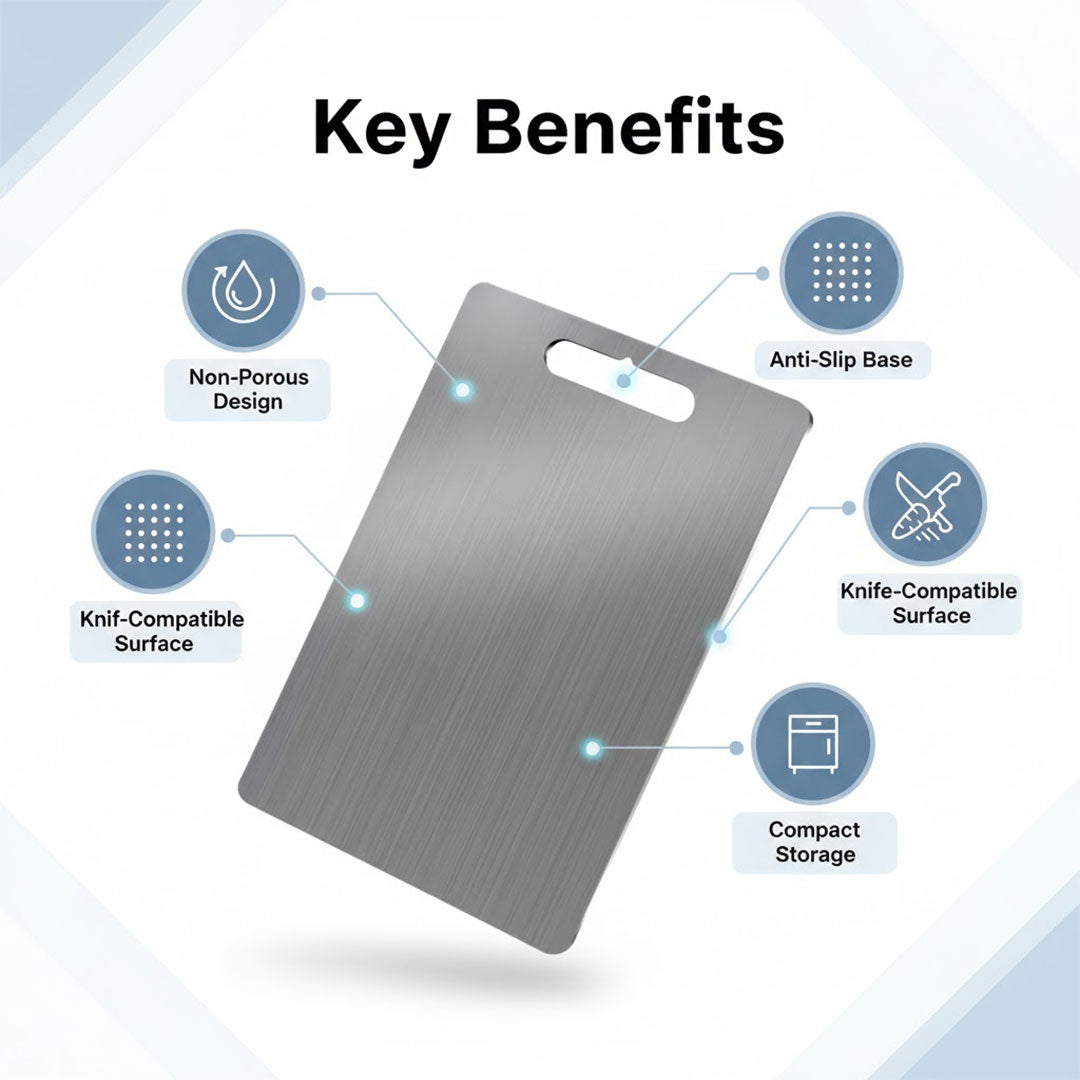 Schneidebrett - Titanoberfläche - Accessoire de cuisine