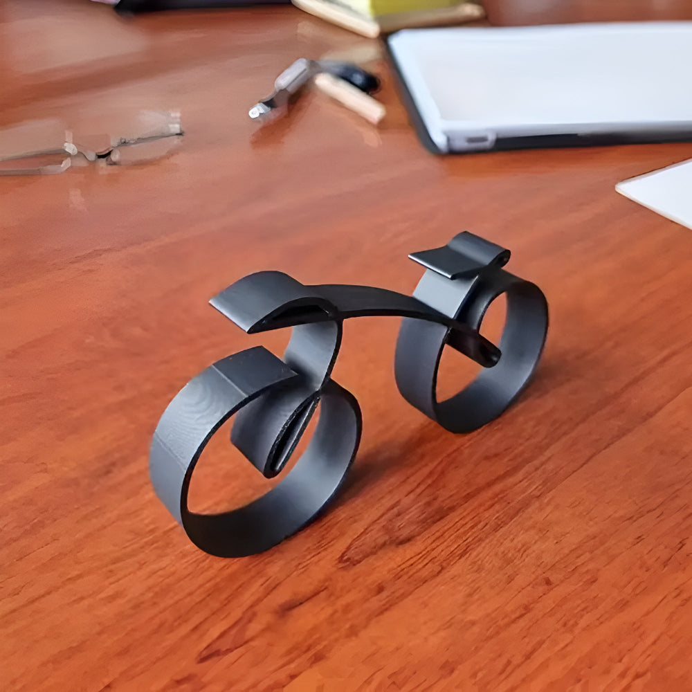 Urban Cyclist Wall Art - Modern Bike Decor for Home & Office