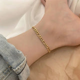 Nell - Gold Loop Anklet — made with care and attention to detail.