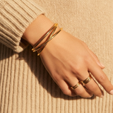 Molly - Twisted Gold Bracelet — perfect for those who value comfort and design.