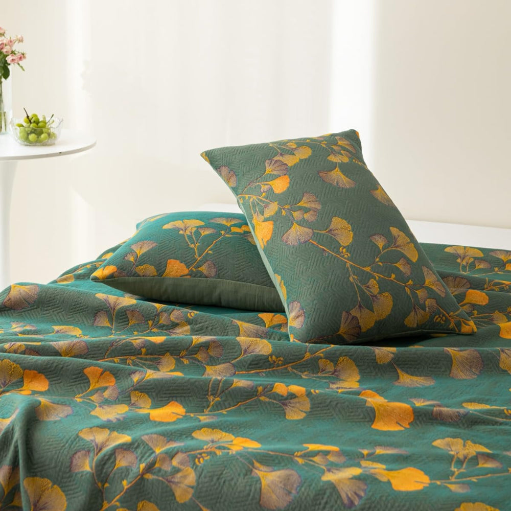 Tapisserie Jacquard Floral Ginkgo