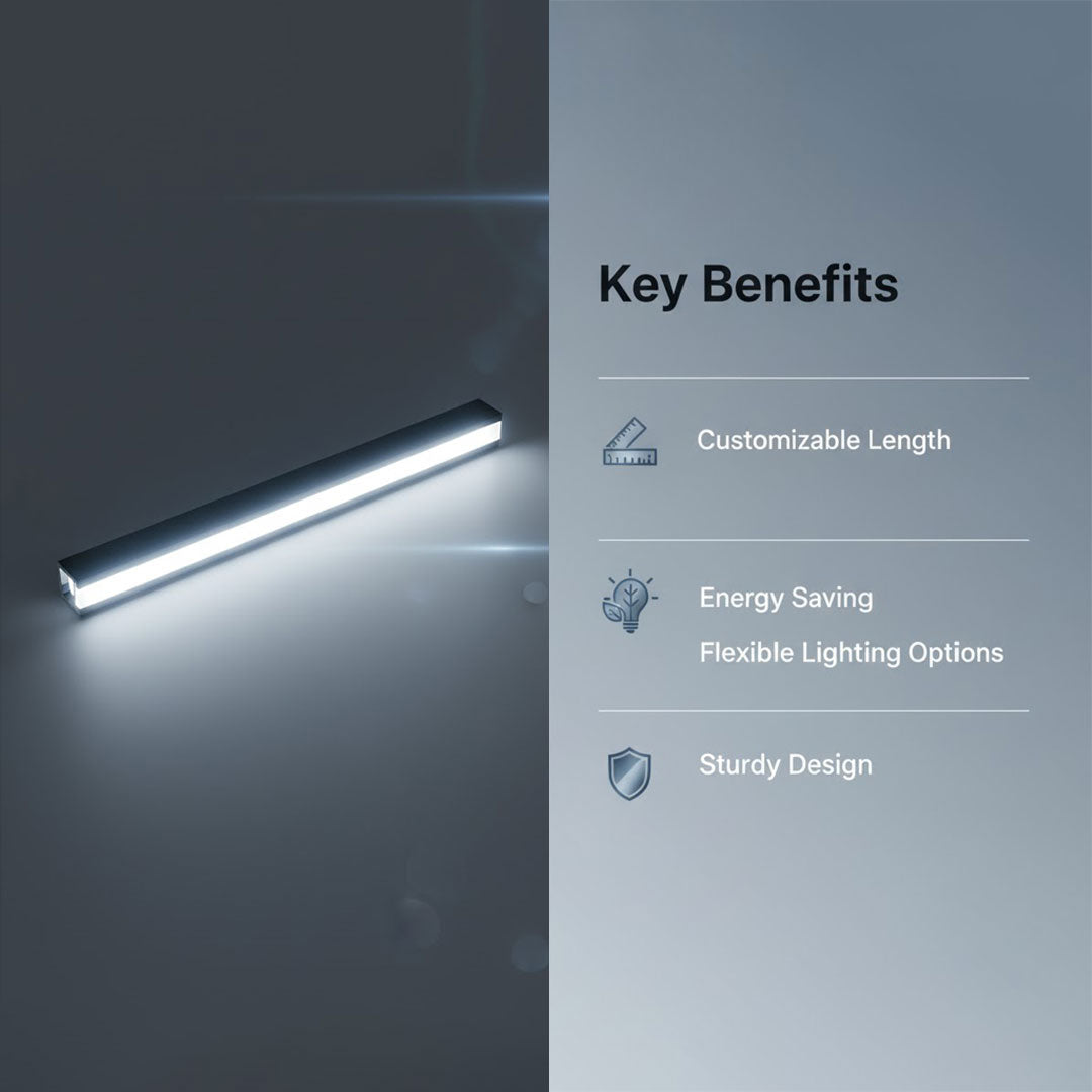 LED Unterbauleuchte - Ultra Dünn - Anpassbare Länge