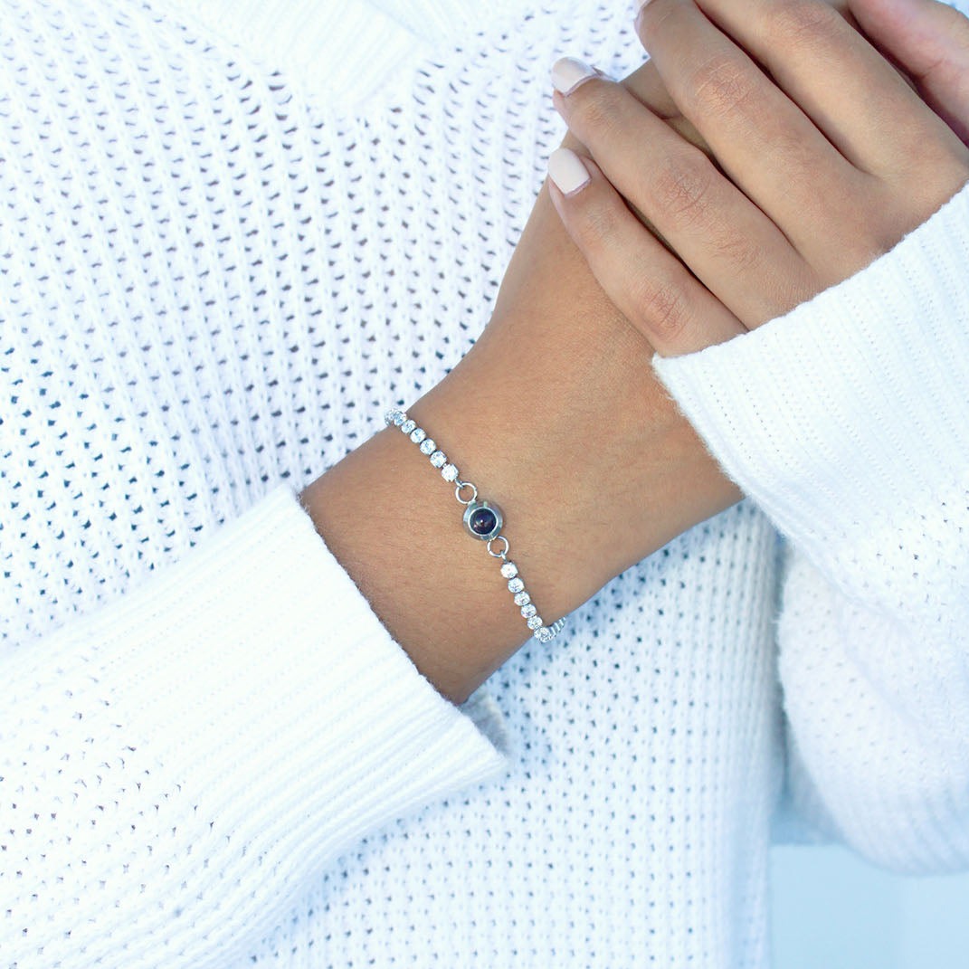 Bracelet de tennis à projection de diamants haut de gamme — conçu pour une qualité au quotidien.