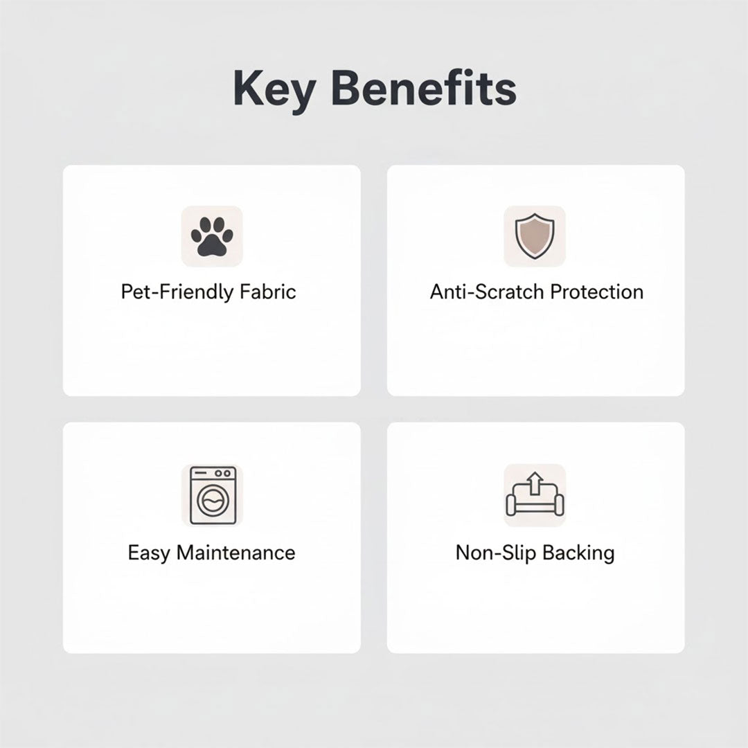 Sofaüberzug - Haustierfreundlich - Chenille-Stoff