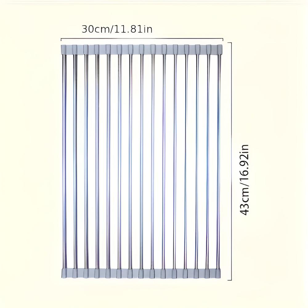 Edelstahl Geschirr-Trocknen Rollregal 