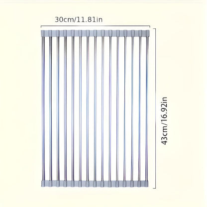 Edelstahl Geschirr-Trocknen Rollregal 