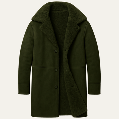 Le Aspen Lammfellmantel – Manteau d'hiver classique pour hommes