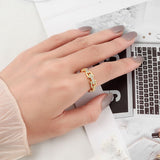 Sophie - Crystal Gold Ring — crafted for everyday quality.