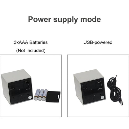 Alarme LED Cube Moderne