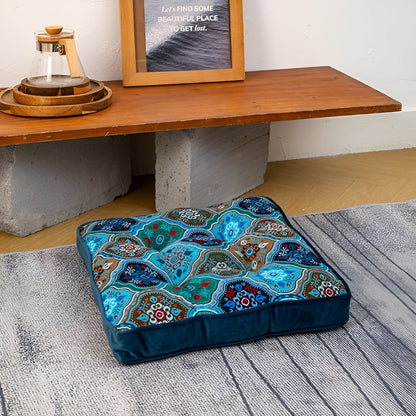 Moroccan Style Tie-Strap Throw Pillow Cushion for Home Decor