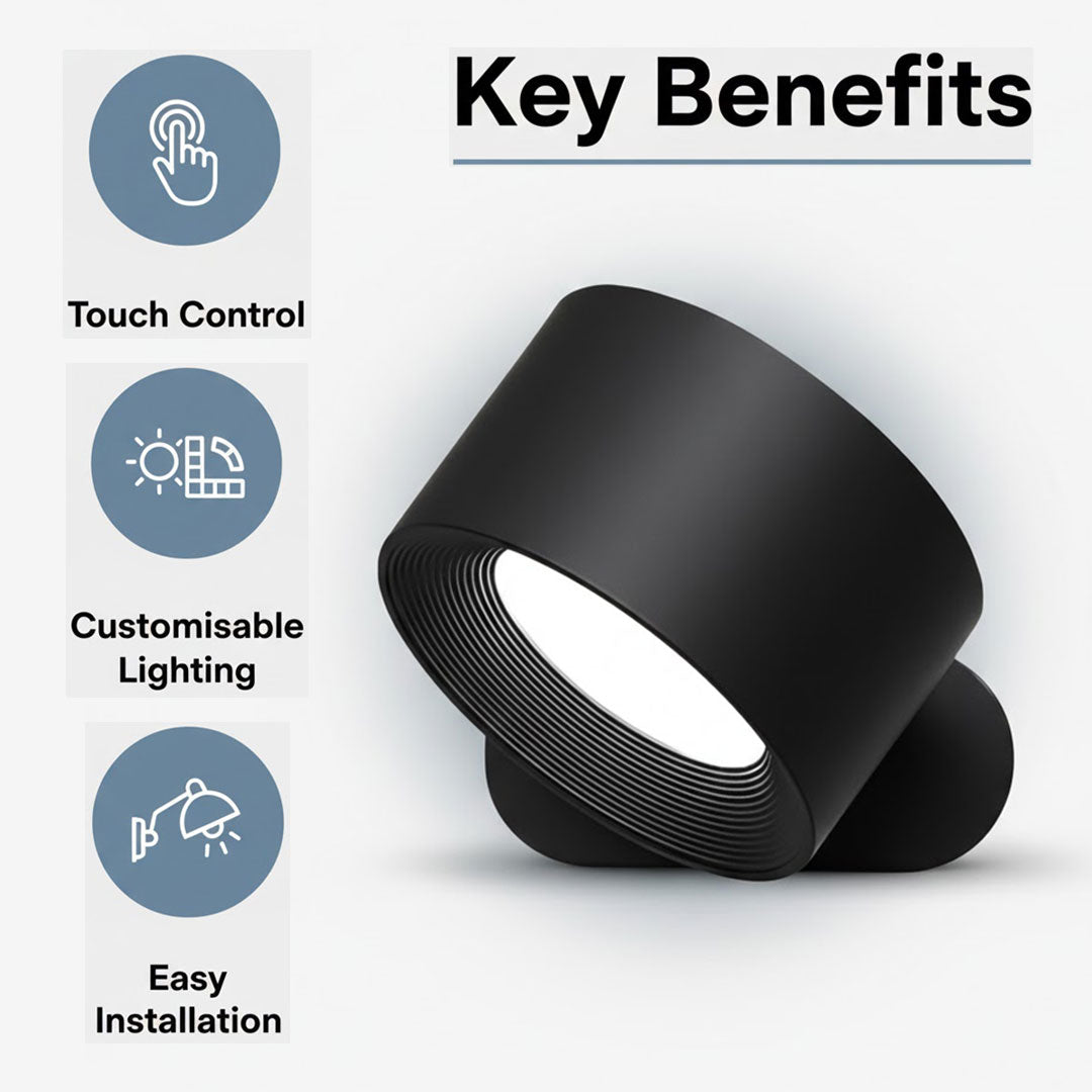 Berührungsgesteuerte Lampe - Einstellbare Helligkeit - Stimmungslicht