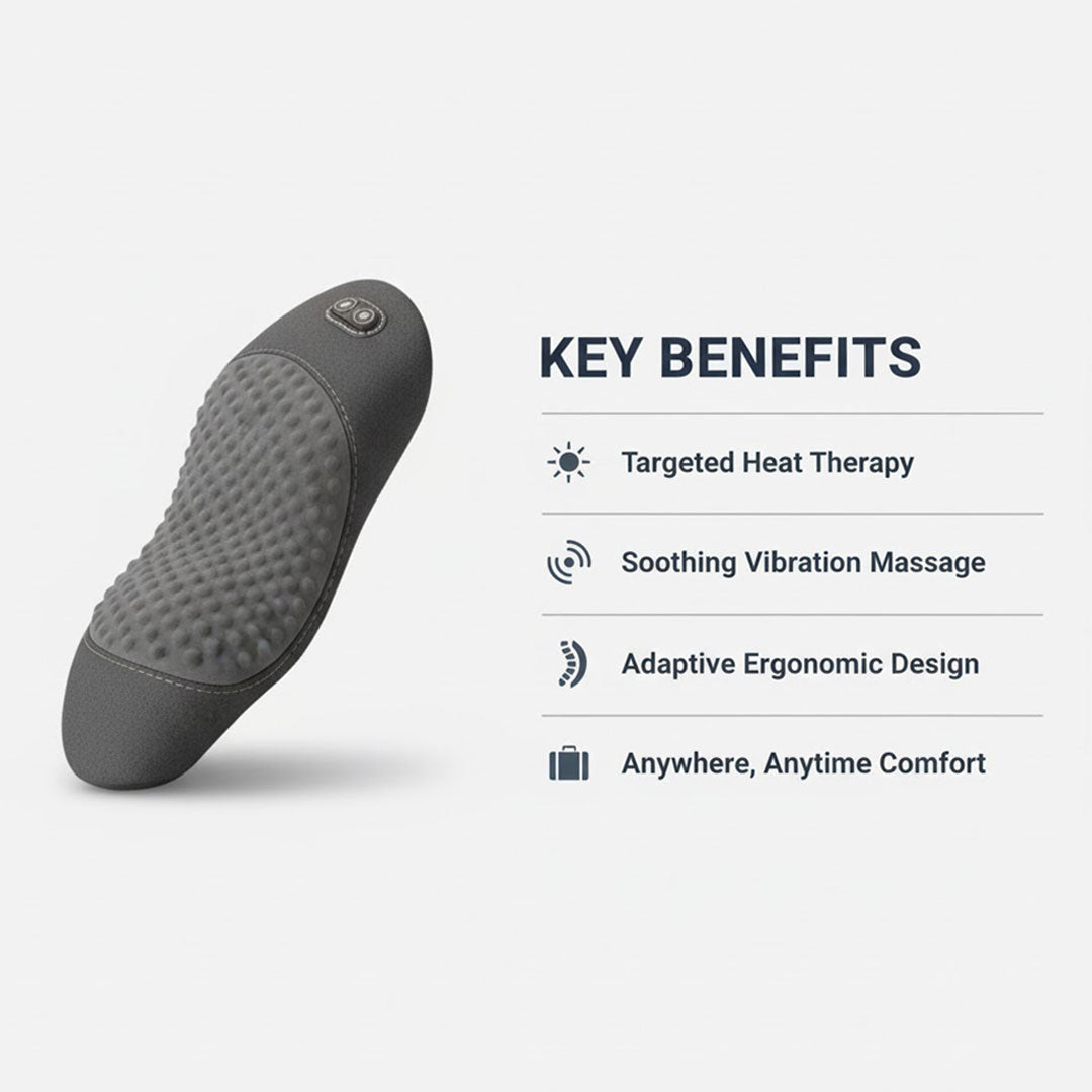 Lendenkissen - Heiz- und Vibrationsfunktionen