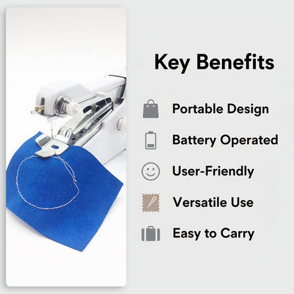 Tragbare Nähmaschine - Handheld-Design - Kompakte Größe