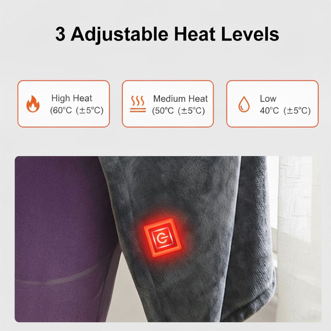 Heizschal - Tragbar USB - Einstellbare Einstellungen