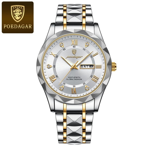 Wasserdichte Luxus-Herrenarmbanduhr der Top-Marke mit Leuchtfunktion