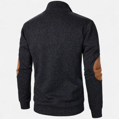 Herren Strickpullover mit Stehkragen | Chauffage raffiné pour les herbes et l'hiver