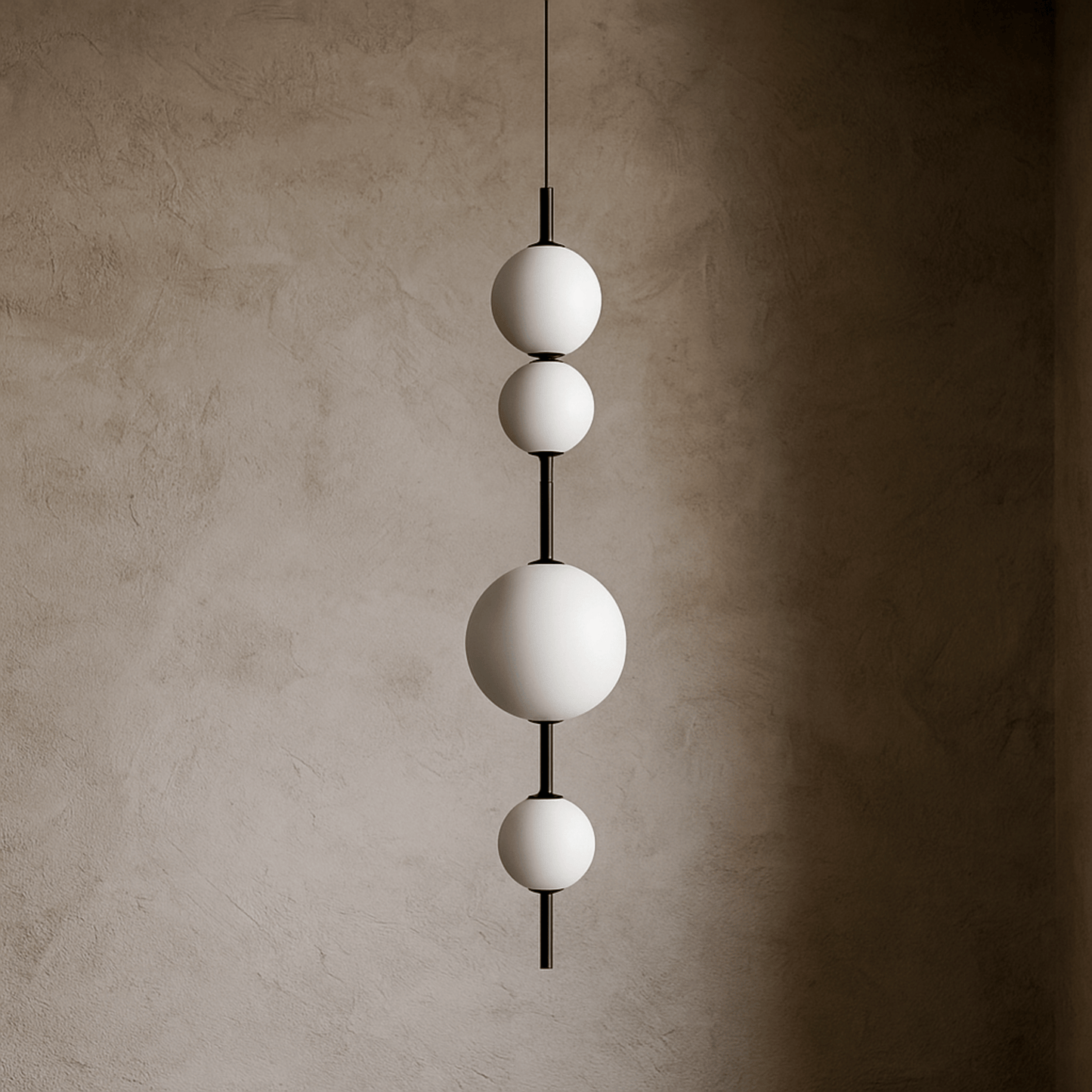 Suspension moderne en verre blanc avec boule pour la décoration de la maison, de la cuisine ou du salon