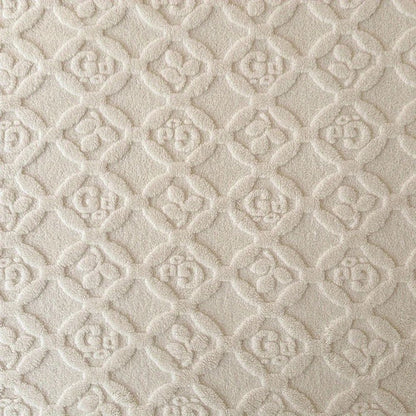 Cozy Leaf Embroidery Fleece Blanket for Winter Warmth & Comfort