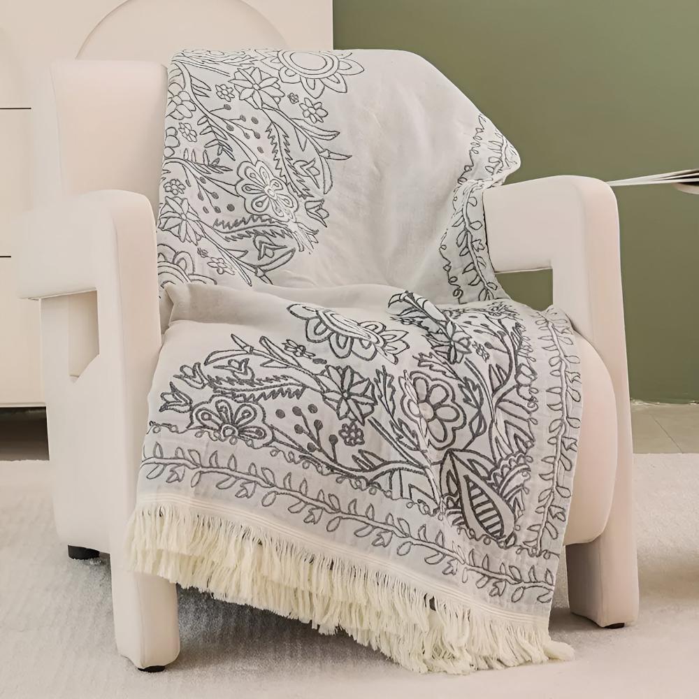 Couverture en laine de style scandinave chic