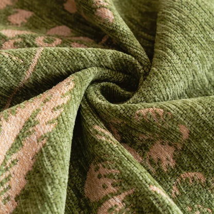 Chenille florale à feuillage Bankhoes