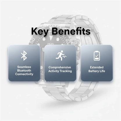 Smartwatch - Bluetooth-Konnektivität - Aktivitätsverfolgung