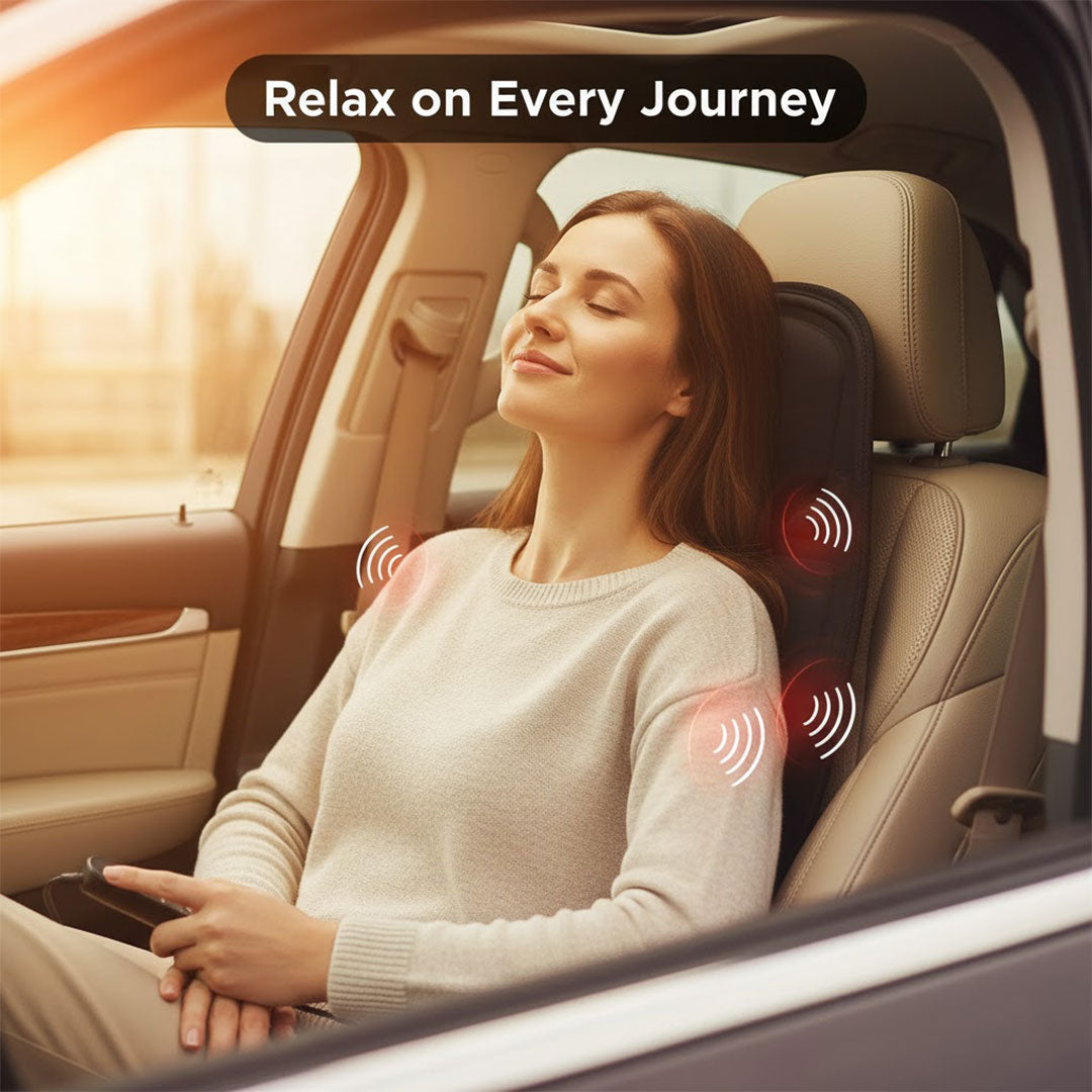 Heizbares Massagekissen - Für Stuhl- und Autoanwendung - Vibrationsnoten