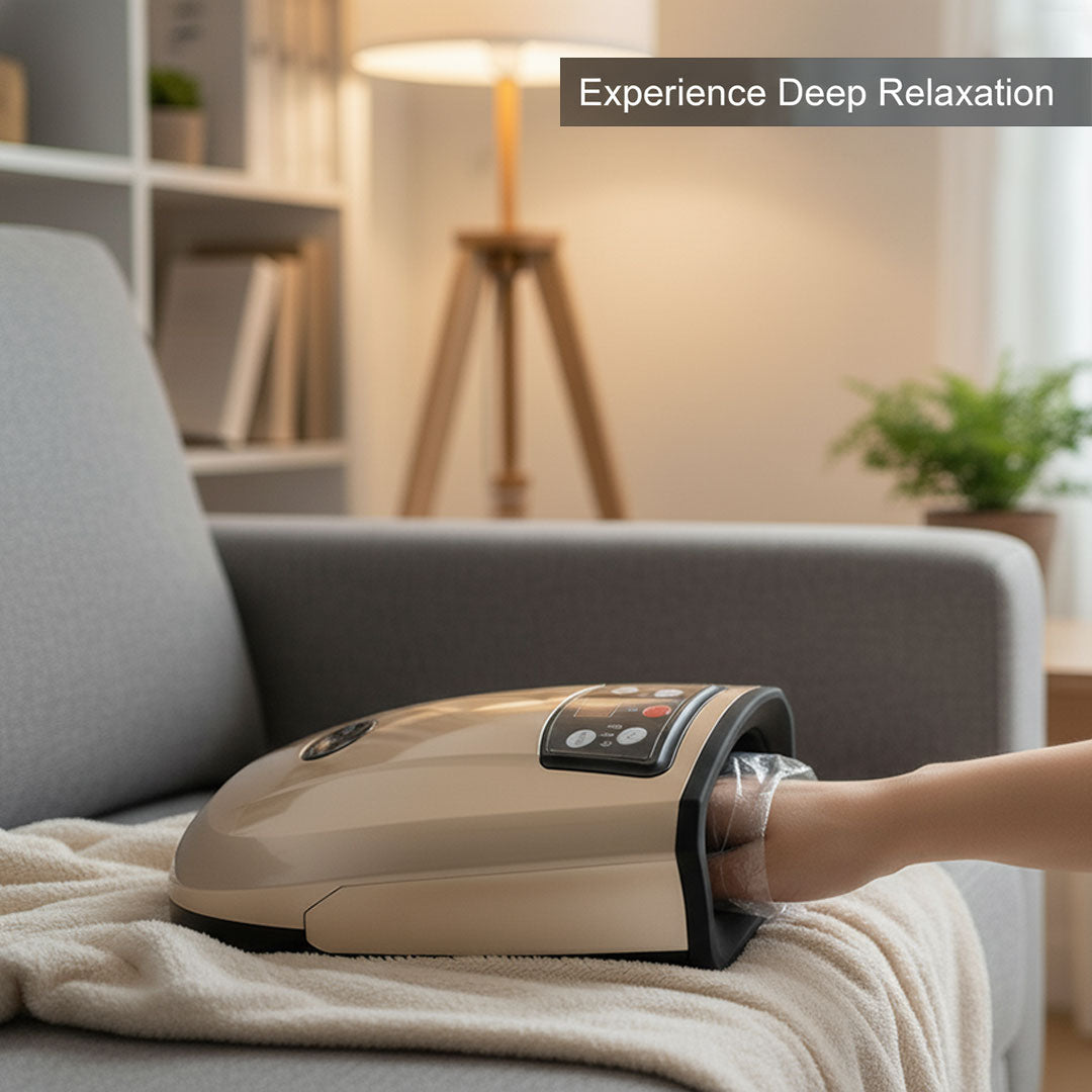 Appareil de massage des mains - Luftkompression - Appareil de massage des doigts et des mains