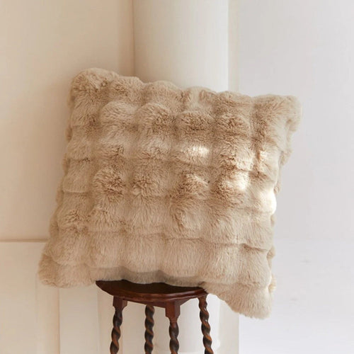 Konijnen Faux Bont Kussenhoes