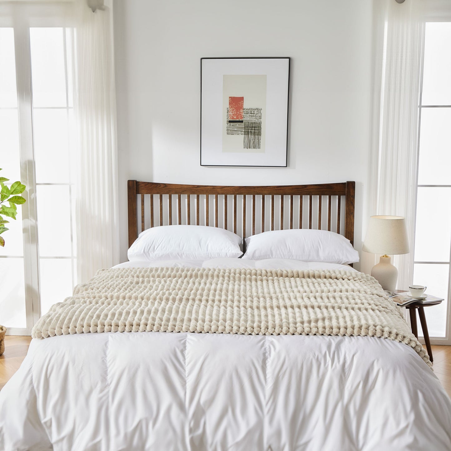 Neo Natuurlijke Elektrische Deken Verwarmde Fleece Overdeken