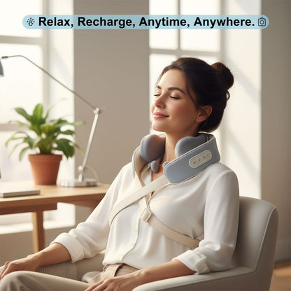 Nacken- und Schulter-Massager - Wärmetherapie - Verstellbare Einstellungen