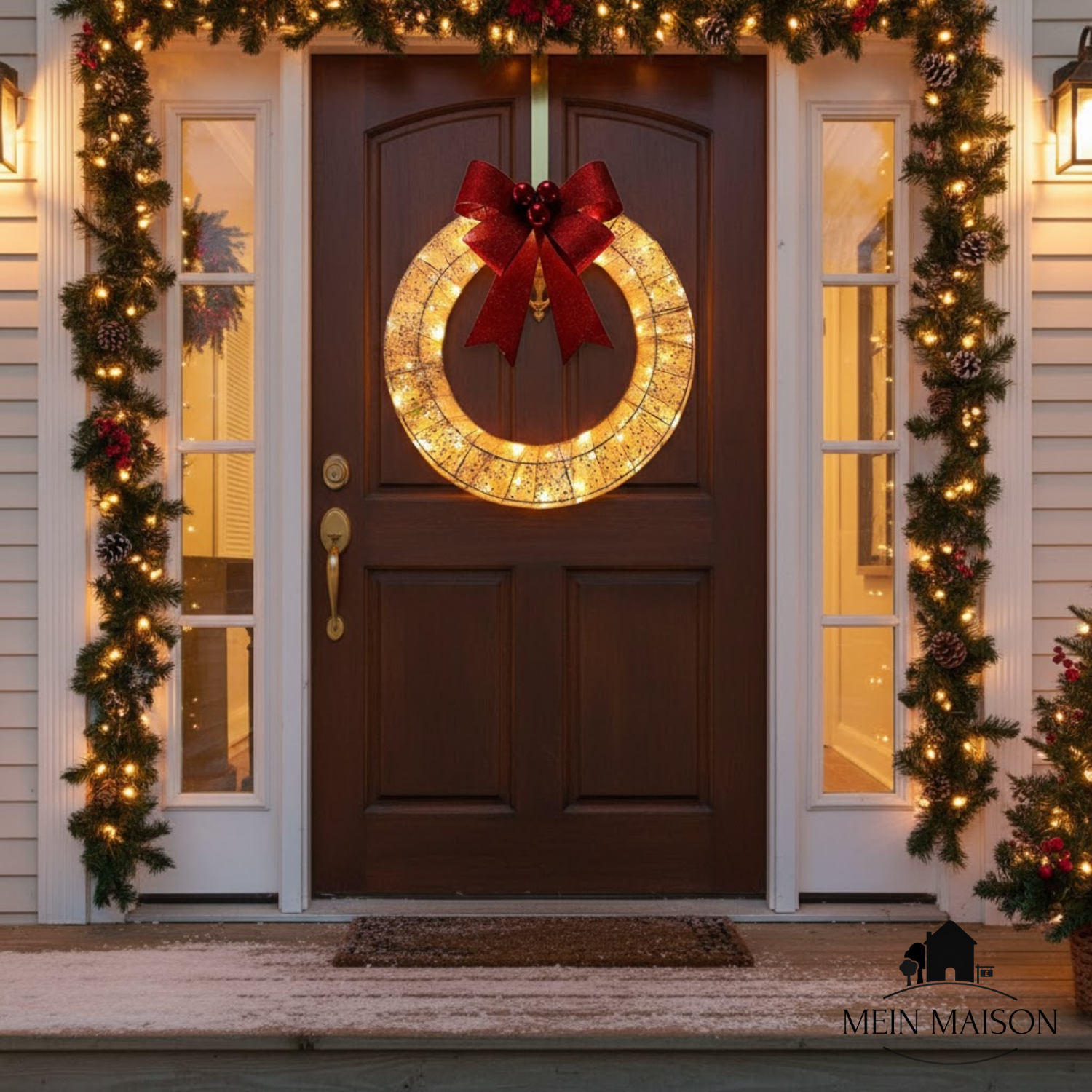 GlorinaWreath – Leuchtende Weihnachtsmagie für Innen- und Außenbereich