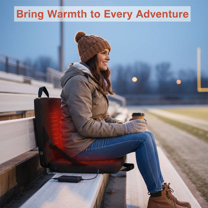 Faltbares beheiztes Sitzkissen - 3 Temperatureinstellungen - USB-betrieben