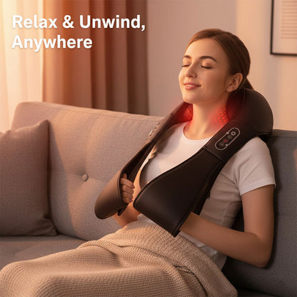 Masseur de corps et de corps - Shiatsu - Avec fonction chauffante