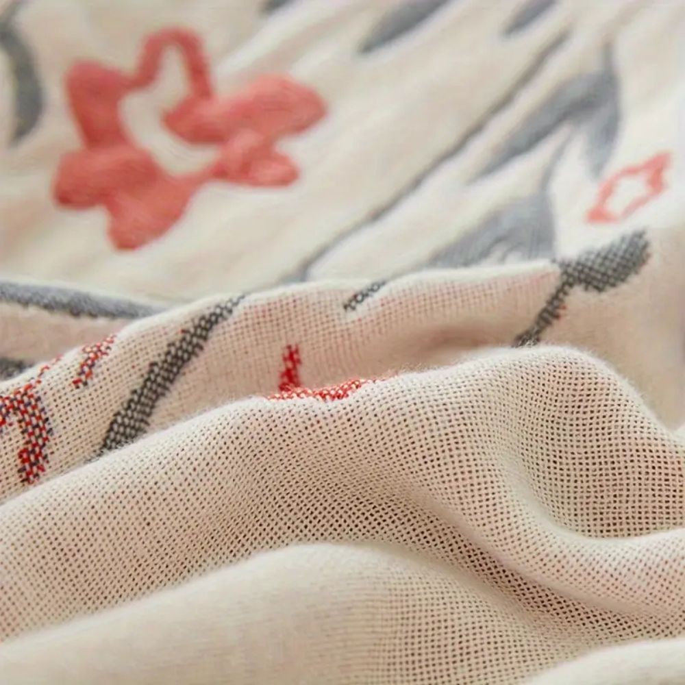 Versailles-inspirierte reversible Blumen-Decke