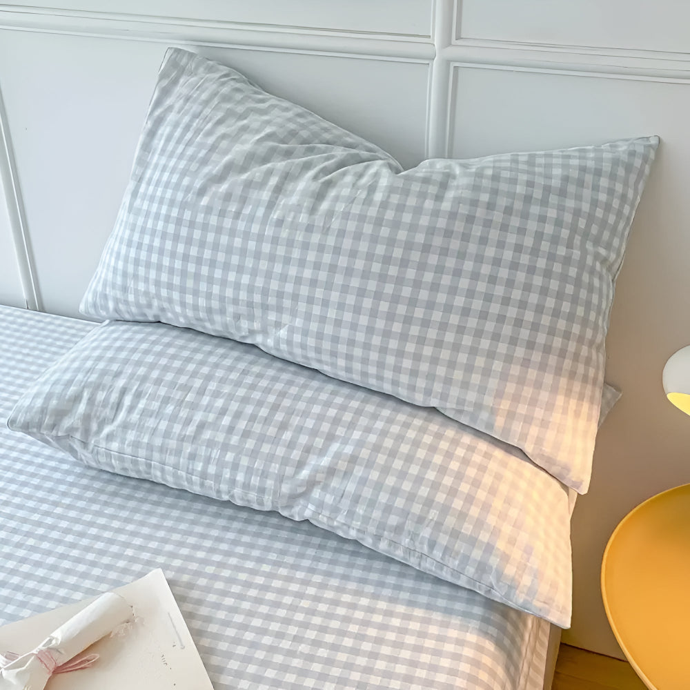 Cozy Soft Plaid Checkered Pillowcases for Bedroom Decor