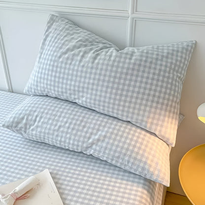 Cozy Soft Plaid Checkered Pillowcases for Bedroom Decor