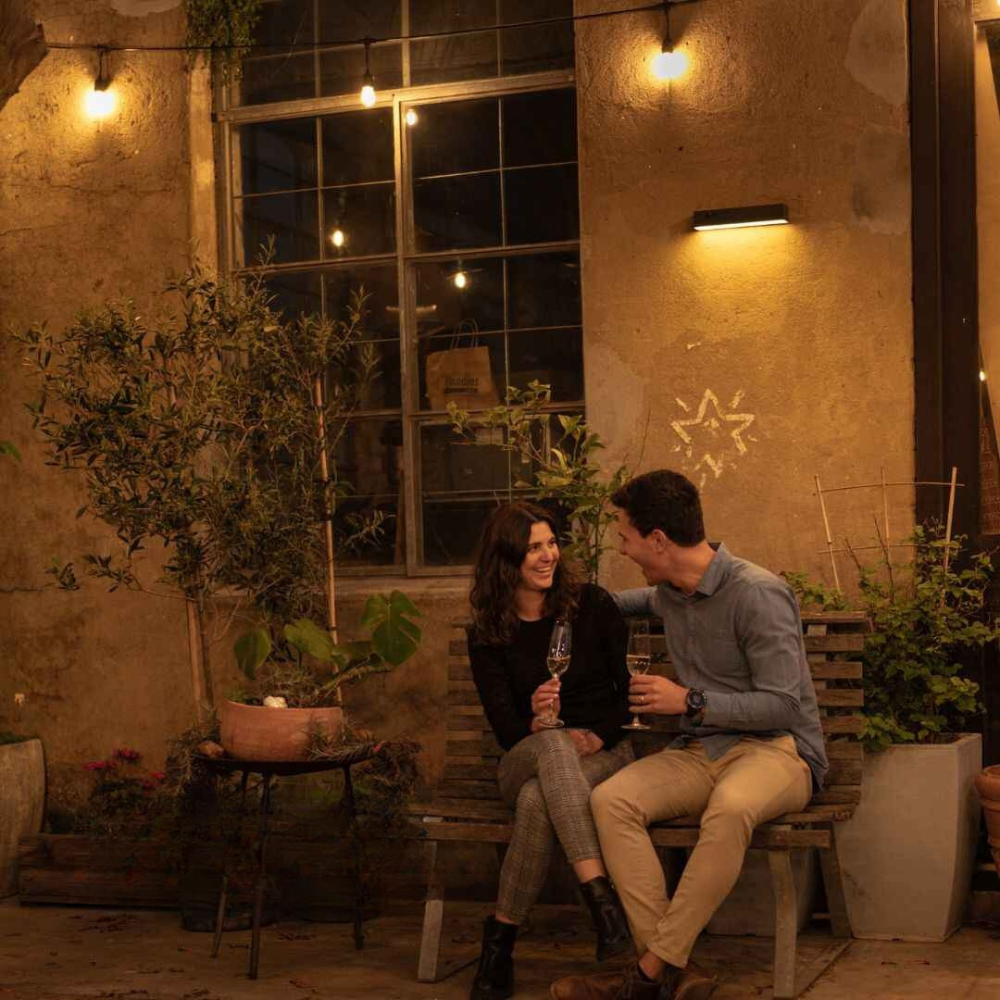 Appliques murales solaires extérieures avec détecteur de mouvement – ​​Luminosité réglable, résistantes aux intempéries