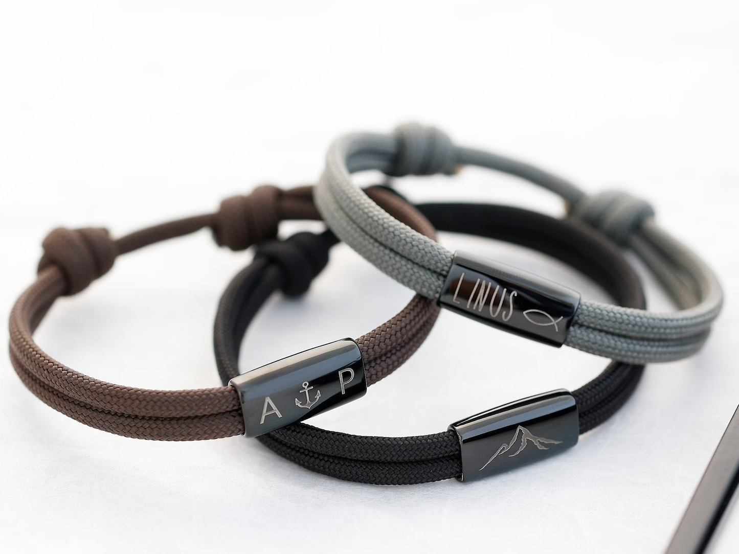 Bracelet James en corde de voile personnalisée — conçu pour une qualité au quotidien.