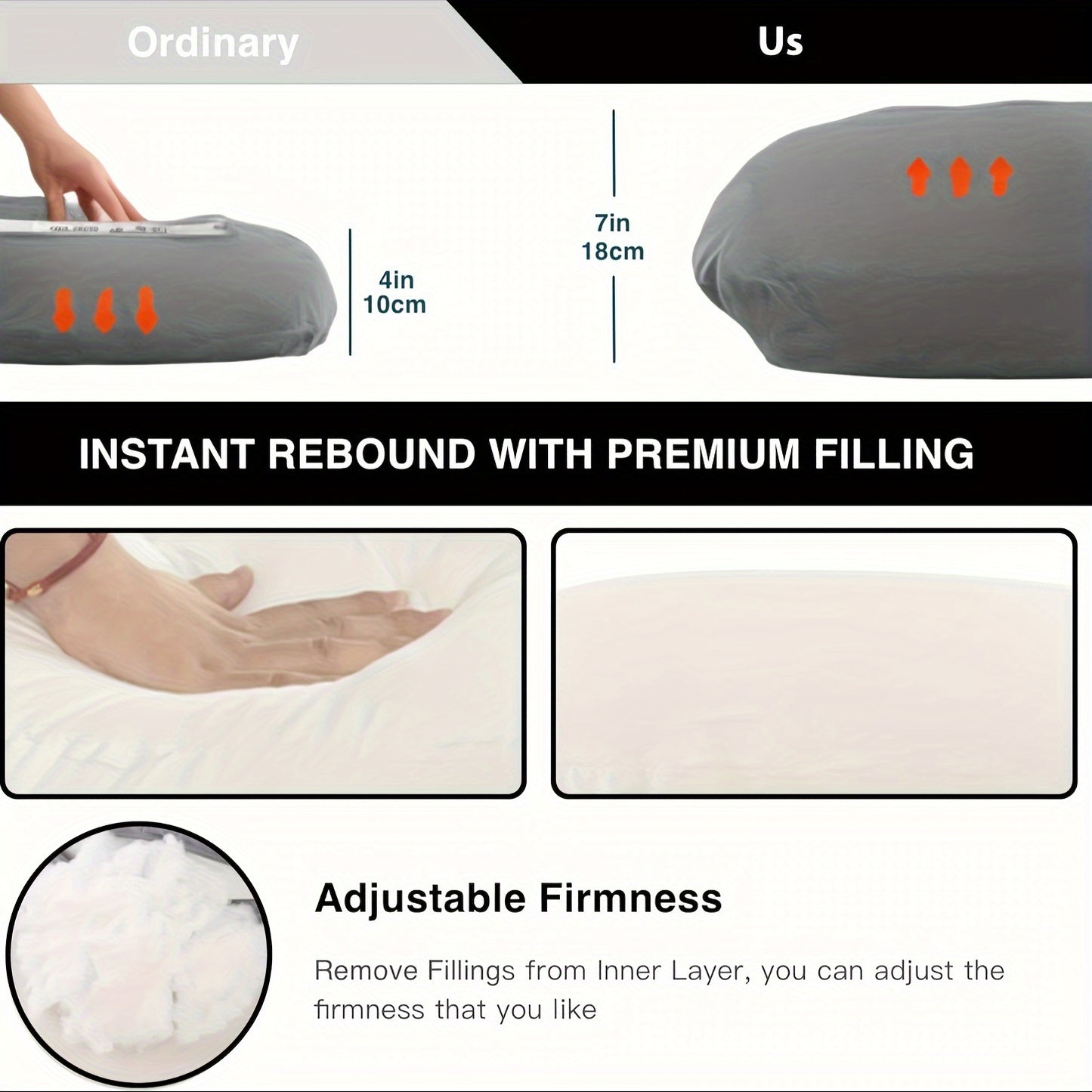 Oreiller de grossesse en forme de J pour dormir, oreiller de maternité pour tout le corps