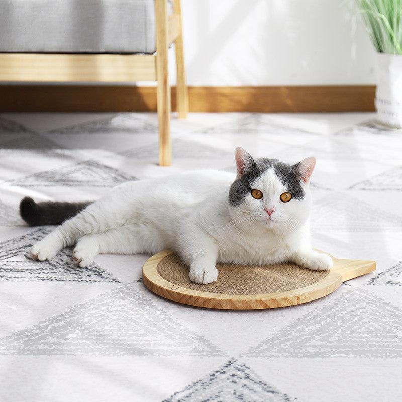 Wall Mounted Cat Scratching Post with Suction Cup Toy for Cats