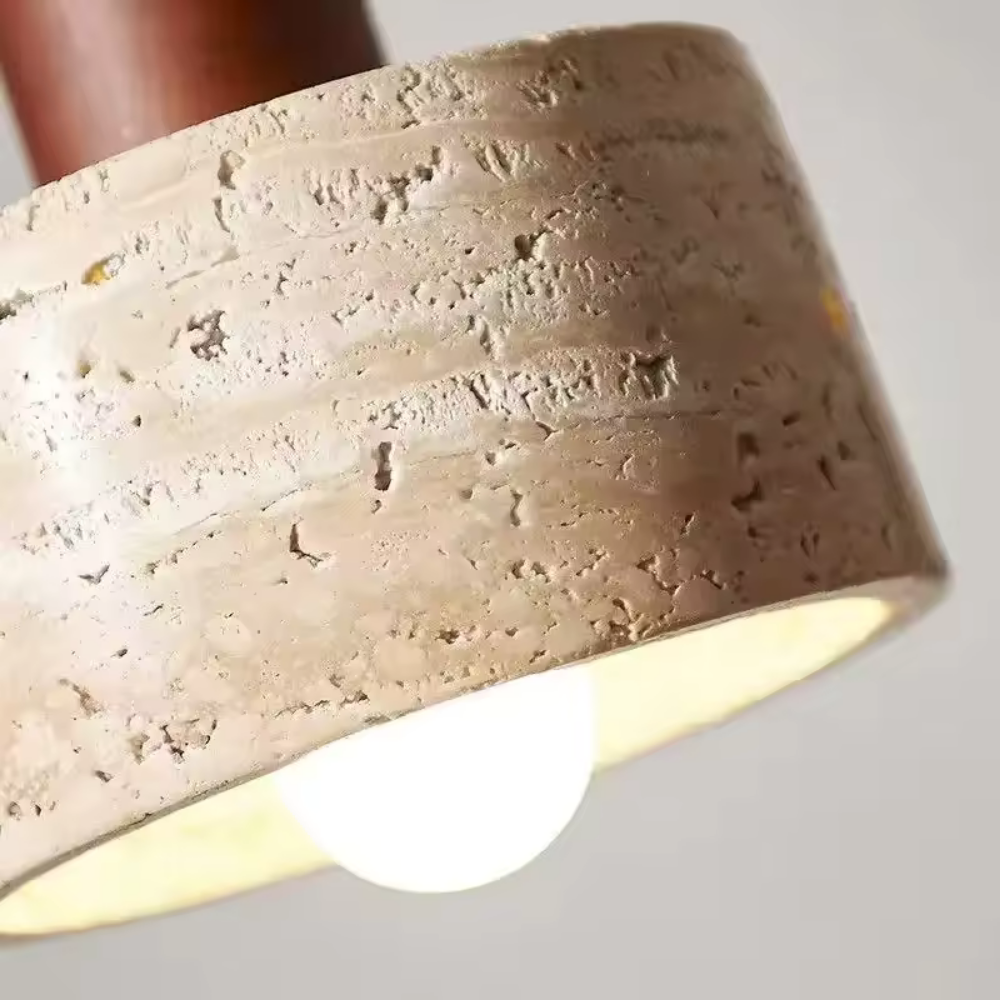 Travertin Pendelleuchte