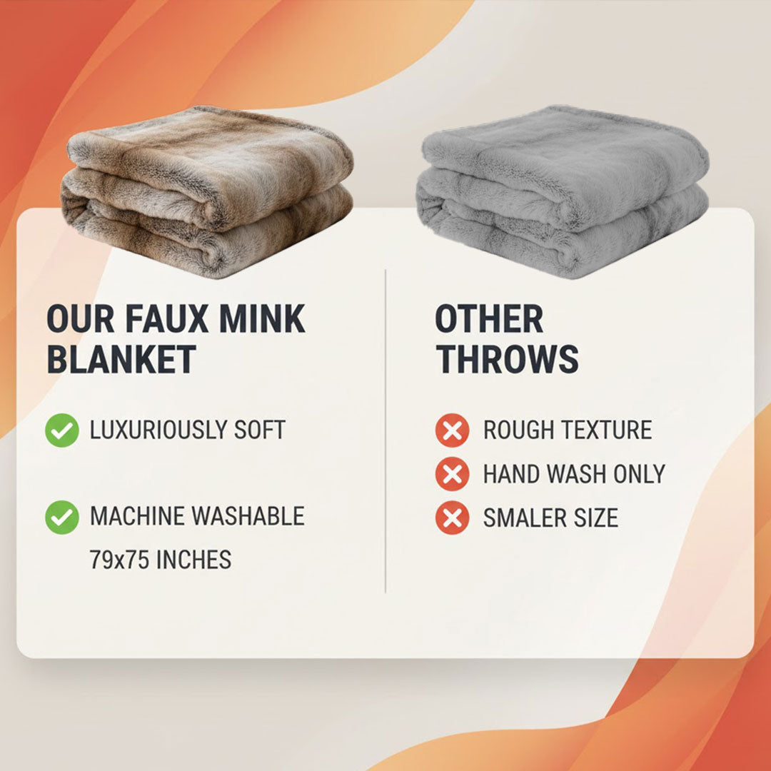 Décoration de maison en fausse fourrure - Weiches Nerz - Dekoratives Design