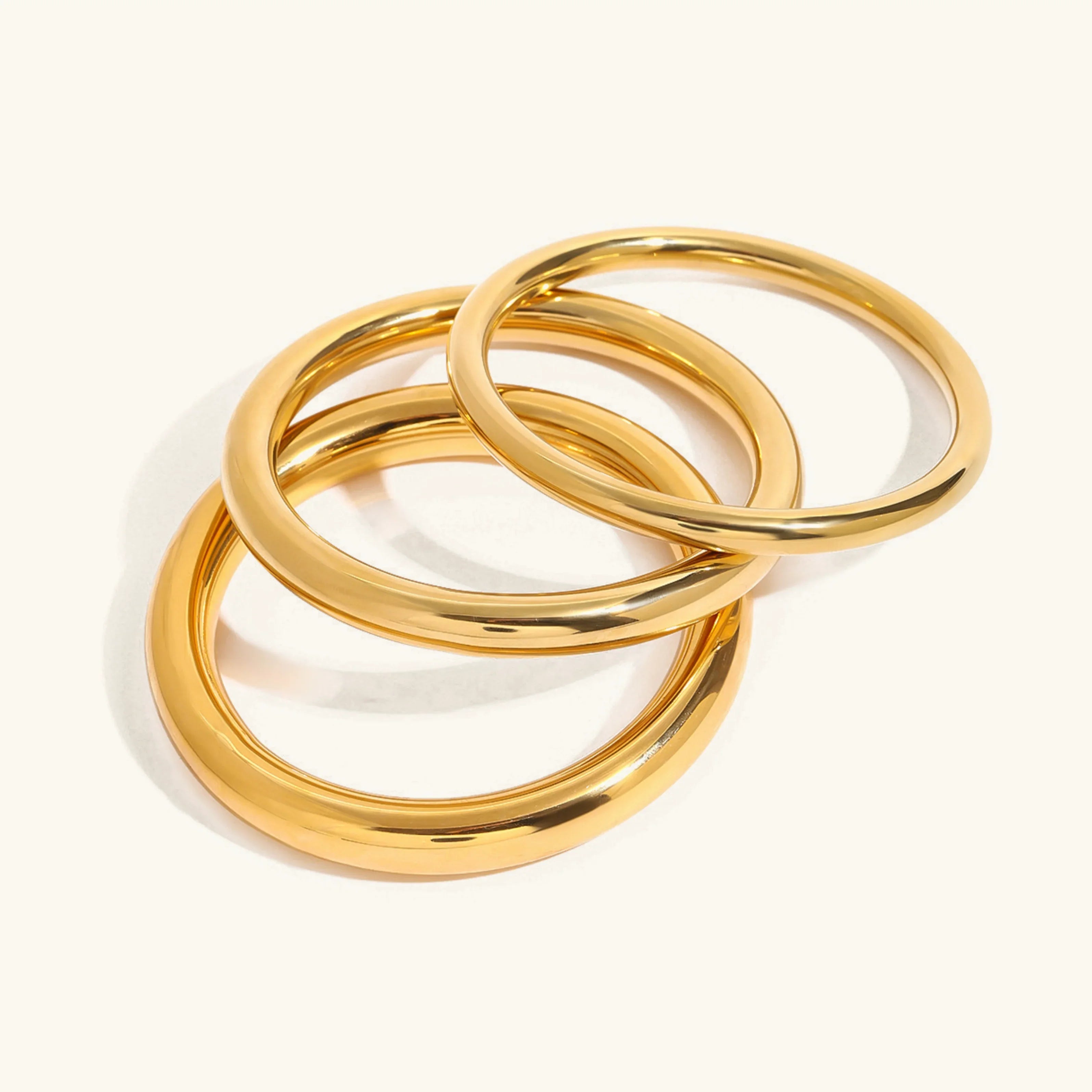 Freya - Smooth Gold Bangle — designed to inspire your lifestyle.