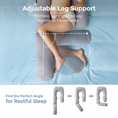 Oreiller de grossesse pour plus de confort et de soutien - Le meilleur oreiller de maternité pour dormir