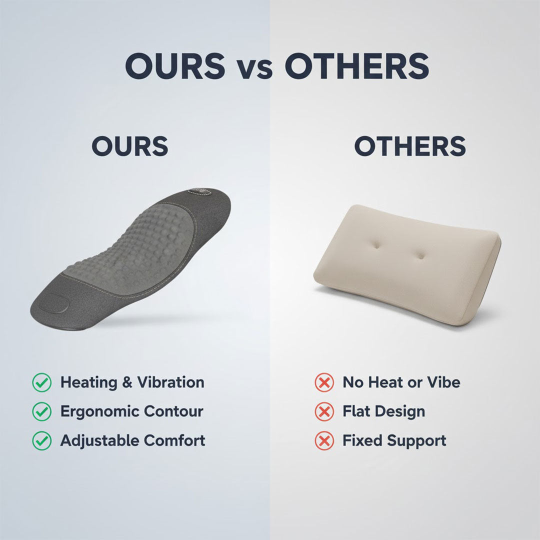 Lendenkissen - Heiz- und Vibrationsfunktionen