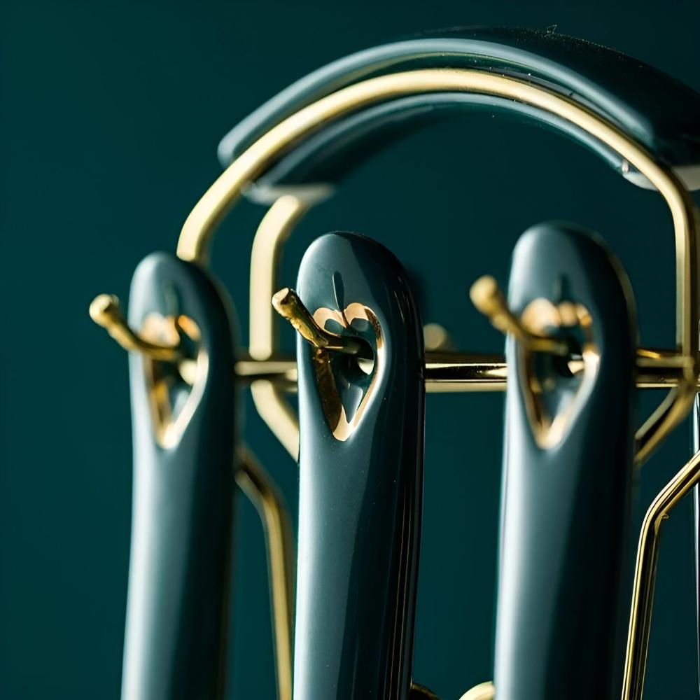 Coffret en acier inoxydable doré 