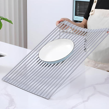 Edelstahl Geschirr-Trocknen Rollregal 